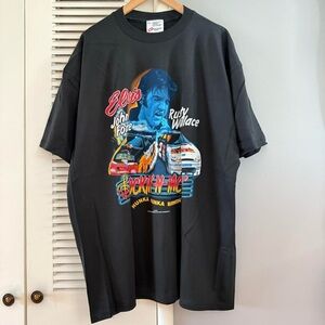 Vintage 1998 John Force Rusty Wallace Elvis Presley NASCAR Ho Rod T-shirt NWT